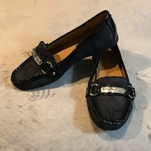 Wow! Coach blue black loafers